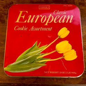 Vintage cookie container